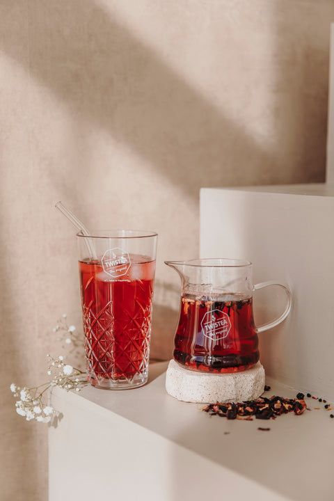 TwisTea Glazen Theekannetje - TwisTea