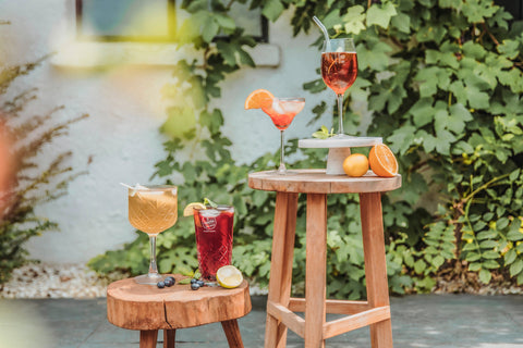 Mocktails van verse ice tea