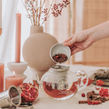 Glazen theepot met theezeefje - TwisTea