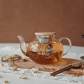 Glazen theepot met theezeefje - TwisTea